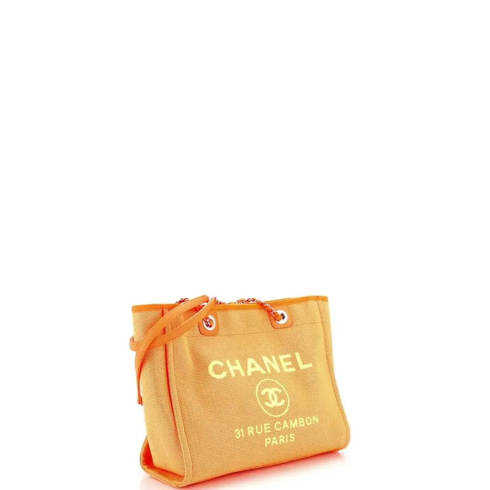 Chanel Deauville Nm Tote Mixed Fibers #227570C35B